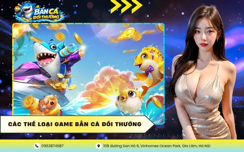 Các Thể Loại Game Bắn Cá Đổi Thưởng