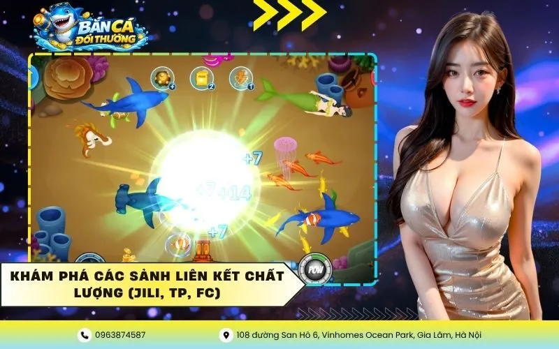 Khám phá các sảnh liên kết chất lượng (JILI, TP, FC)