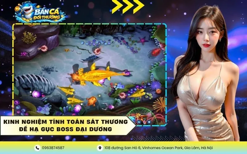 Kinh nghiệm tính toán sát thương để hạ gục Boss đại dương
