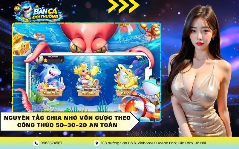 Nguyên tắc chia nhỏ vốn cược theo công thức 50-30-20 an toàn