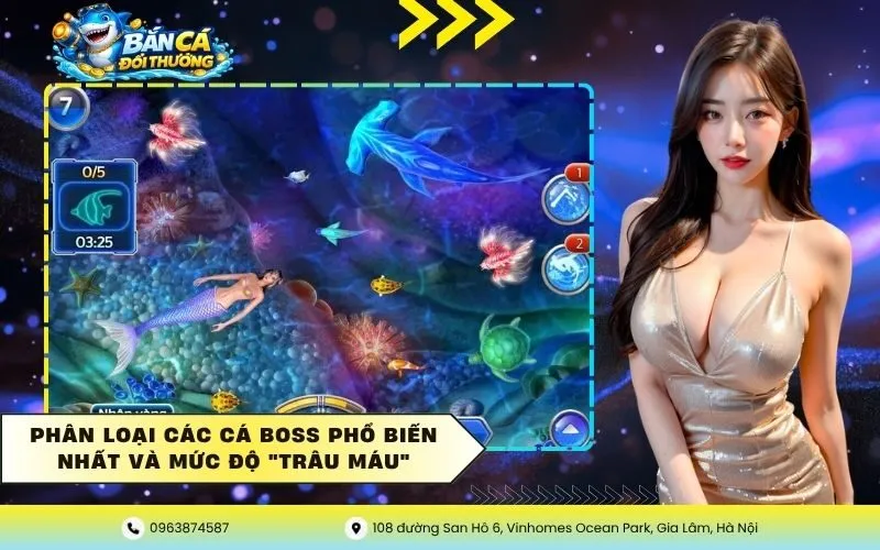 Phân loại các cá boss phổ biến nhất và mức độ trâu máu